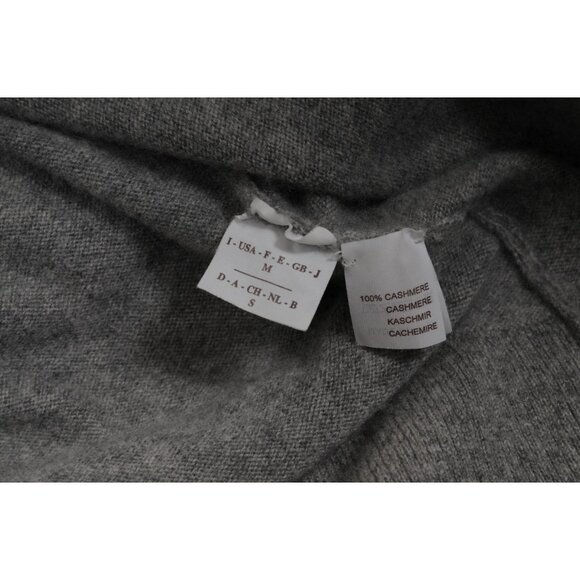 Brunello Cucinelli Womens Six Button V Neck Cardigan Size Medium Gray Cashmere - Picture 4 of 6